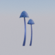 Purple Mushrooms - 3DOcean Item for Sale
