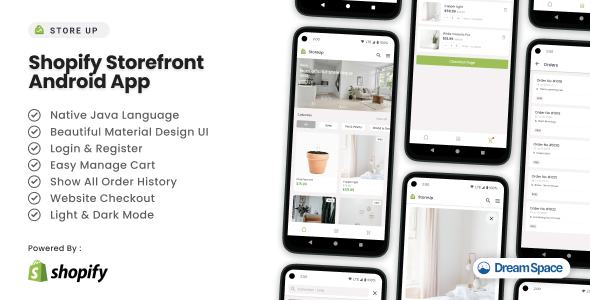 StoreUp - Shopify Storefront Android App 1.0