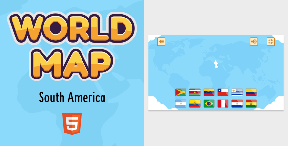 World Map South America