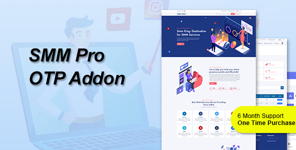 SMM Pro - Social Media Marketing CMS OTP Addon
