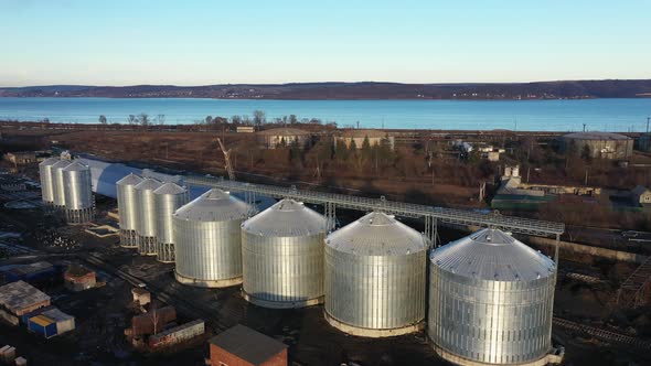 The Granary Silos near the River