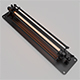 Industrial Heater Lamp 3D Model – Wall Mounted Tube Light | FBX, OBJ, BLEND, SKP - 3DOcean Item for Sale