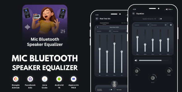 Mic Bluetooth Speaker Equalizer with AdMob Ads Android