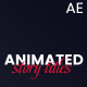 Animated Story titles - VideoHive Item for Sale