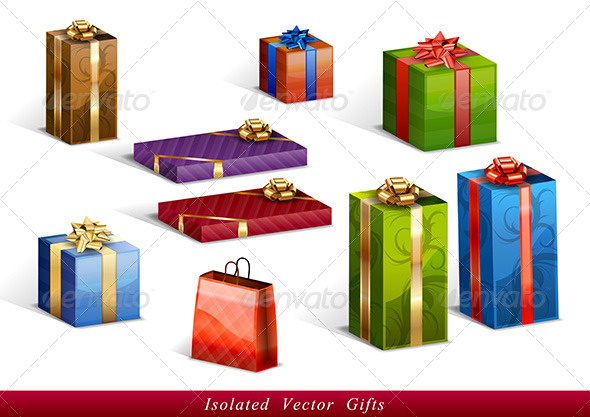 Gifts Isolated