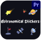 Cartoon Astronomical Stickers for Premiere Pro - VideoHive Item for Sale