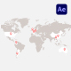 World Map Location - VideoHive Item for Sale