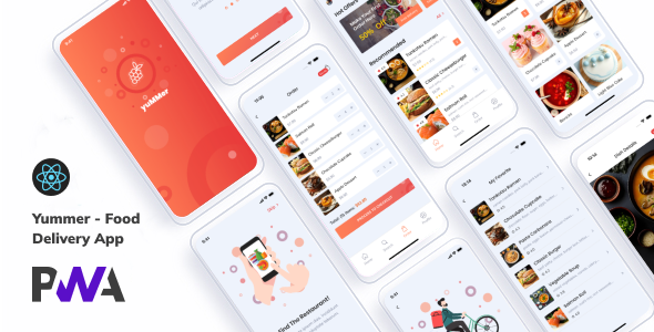 Yummer – Food Ordering App (React + PWA + Payload CMS)