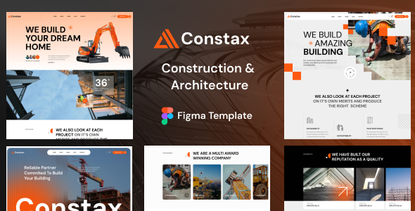Constax - Construction and Architecture Figma Template