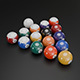 Realistic Billiard Balls Set – Pool Balls 3D Model (FBX, OBJ, STL, BLEND) - 3DOcean Item for Sale
