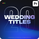 Wedding Titles | Premiere Pro - VideoHive Item for Sale