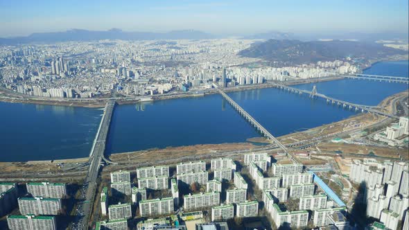 Time lapse of Seoul city in South Korea