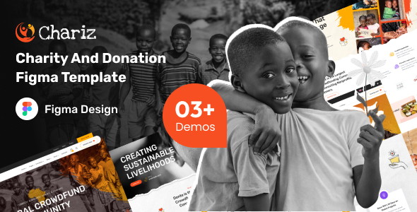 Chariz - Charity & Donation Figma Template