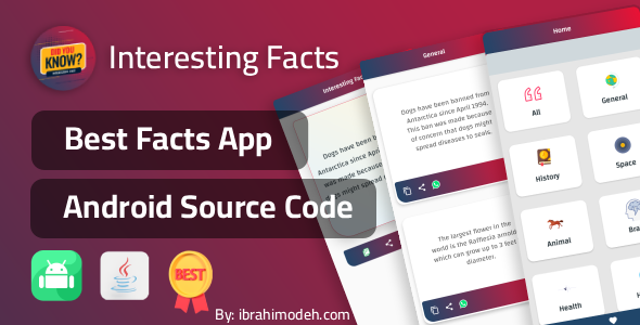 Interesting Facts App Offline with Admob