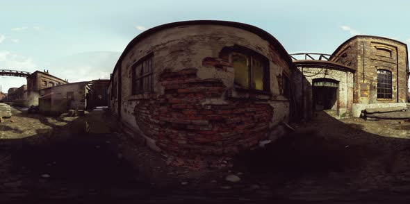 VR360 View of Old Abandoned Factory alt