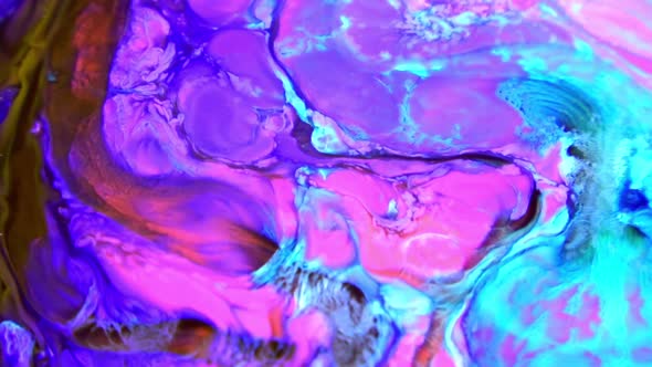 Color Explosion Abstract Art Painting  alt