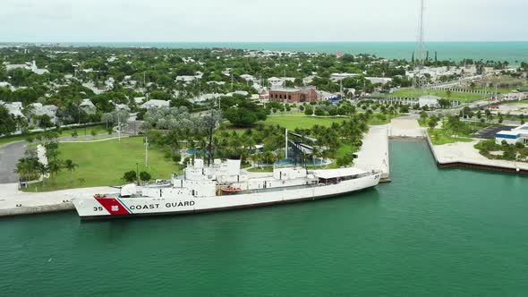 US Coast Guard Ship in Key West Florida