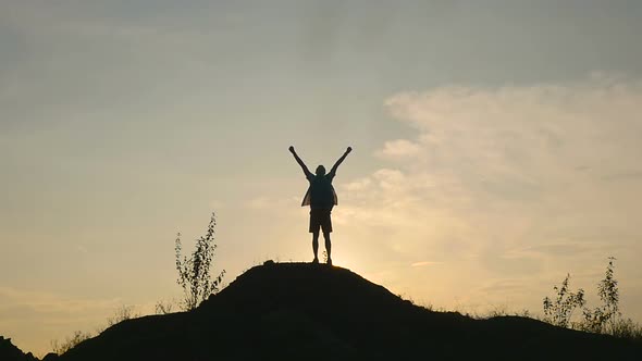 Man Silhouette Winner