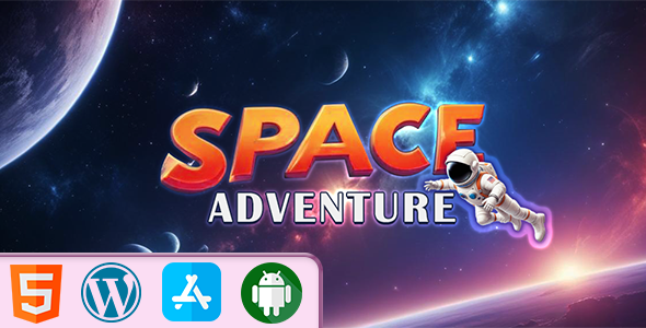 Space Adventure - HTML5 Construct3 Game