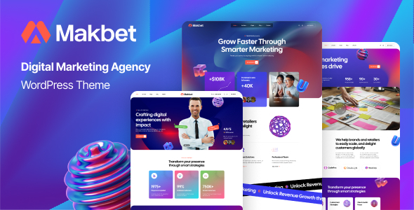 Makbet – Digital Marketing Agency WordPress Theme