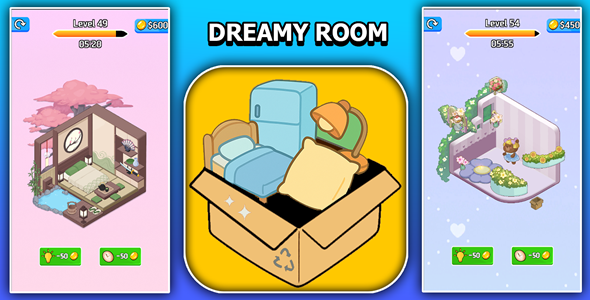 Dreamy Room Decor Life Game Unity Source Code