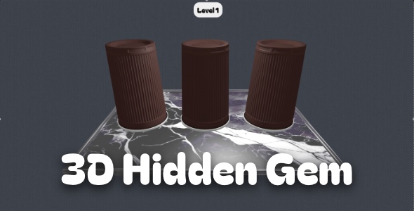 3D Hidden Gem - Cross Platform Memory Game