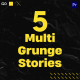 Multi Grunge Instagram Stories Mogrt - VideoHive Item for Sale