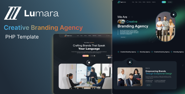 Lumara - Creative Branding Agency PHP Template