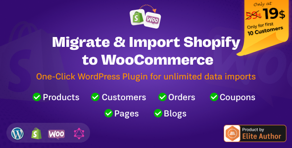 WP Shopify to WooCommerce - Migrate & Import Shopify Store to WordPress