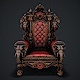 Fantasy Throne 2 Game Ready 3d Model - 3DOcean Item for Sale