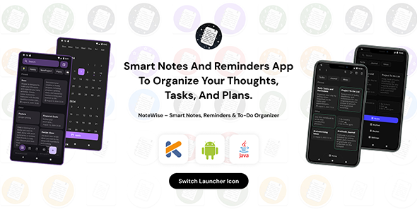 NoteWise – Smart Notes, Reminders & To-Do Organizer Android