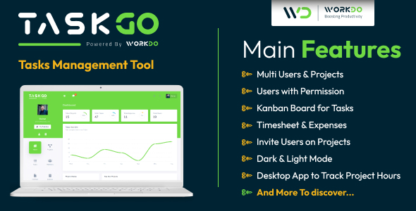TaskGo – Tasks Management Tool