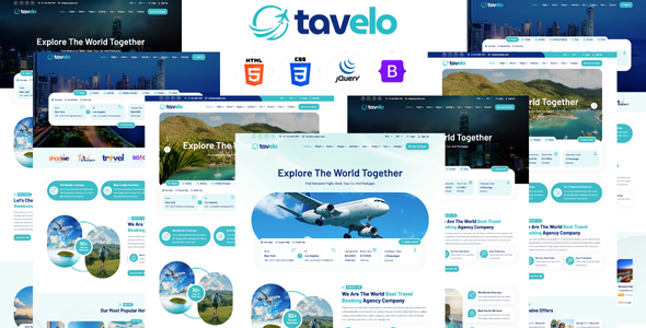 Tavelo - Travel Booking HTML5 Template