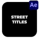 Street Titles - VideoHive Item for Sale
