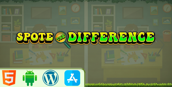 Spote The Difference - HTML5 Construct3 Game