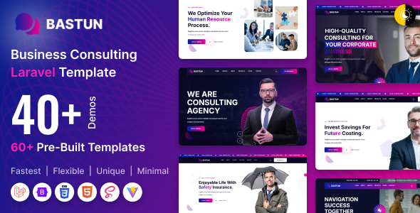 Bastun – Business Consulting Bootstrap 5 & Laravel 12 Template