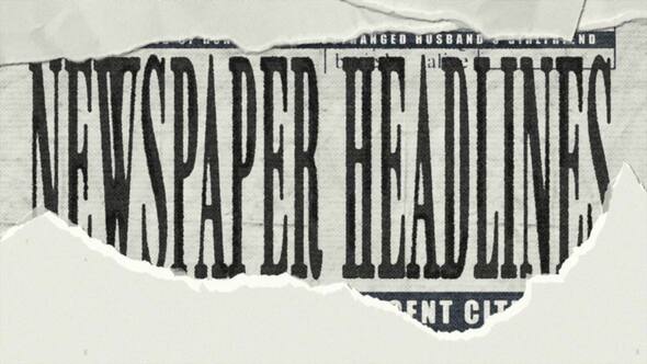 Newspaper Headlines
