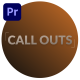 Call Outs MOGRT - VideoHive Item for Sale