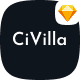 CiVilla - Personal CV_Resume Sketch Template - ThemeForest Item for Sale