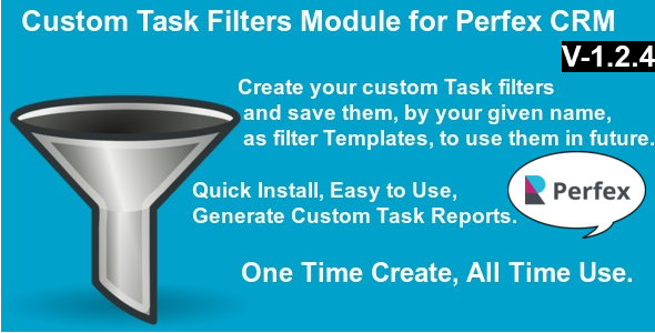 Custom Task Filters Module for Perfex CRM