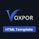 Voxpor - Business & Finance Startup HTML Template - ThemeForest Item for Sale