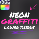 Neon Graffiti Lower Thirds / FCPX - VideoHive Item for Sale