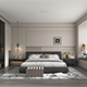 Modern Bedroom Scene 51 - 3DOcean Item for Sale