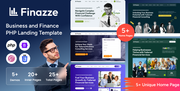 Finazze - Business and Finance Landing PHP Template