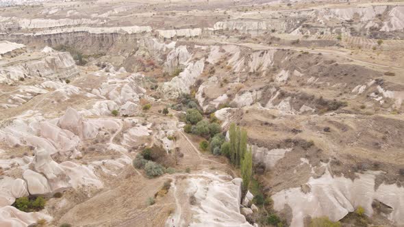 Aerial View Cappadocia Landscape