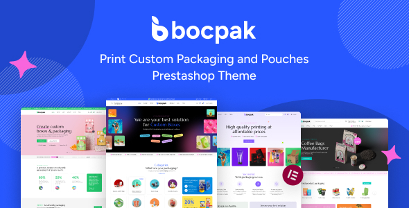 Leo Bocpak Elementor - Printing Design Service Prestashop Theme