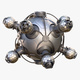 Abstract SciFi Spherical Core Hub M1 - 3DOcean Item for Sale