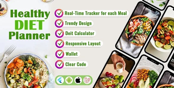 NutriAI – Smart AI-Powered Diet Planner & Tracker Flutter Android & iOS App |  Laravel Admin Panel