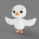 Cartoon Duck 3D Model - 3DOcean Item for Sale