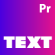 Vertical Text Animations for Premiere Pro - VideoHive Item for Sale
